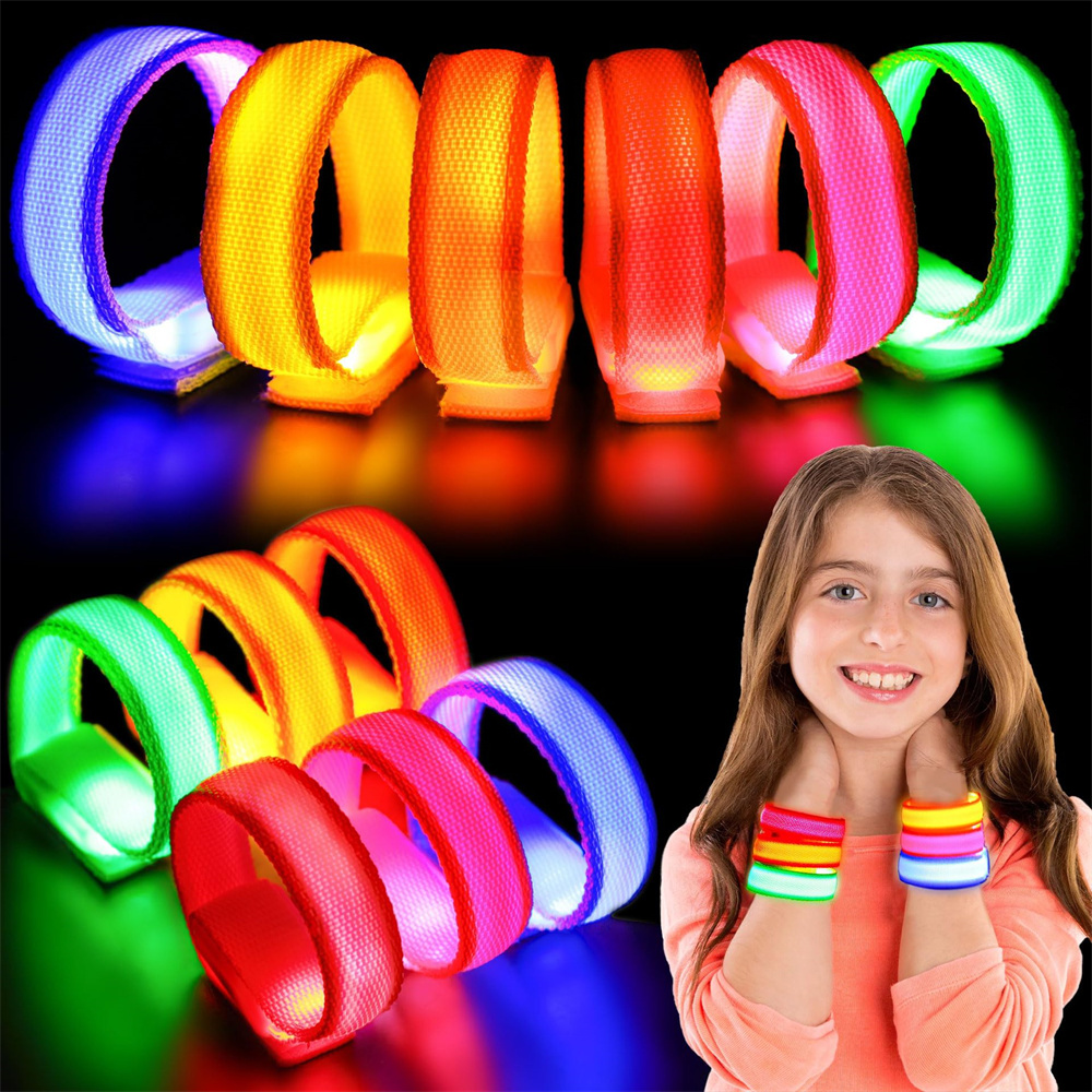 Coordinates Bracelet - LED yansıtıcı bilezik naylon ayarlanabilir kol