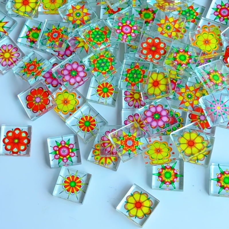 Photo Mosaic Print - 100/200 Gram Şeffaf Mozaik Malzemesi, 2.3*2.3cm