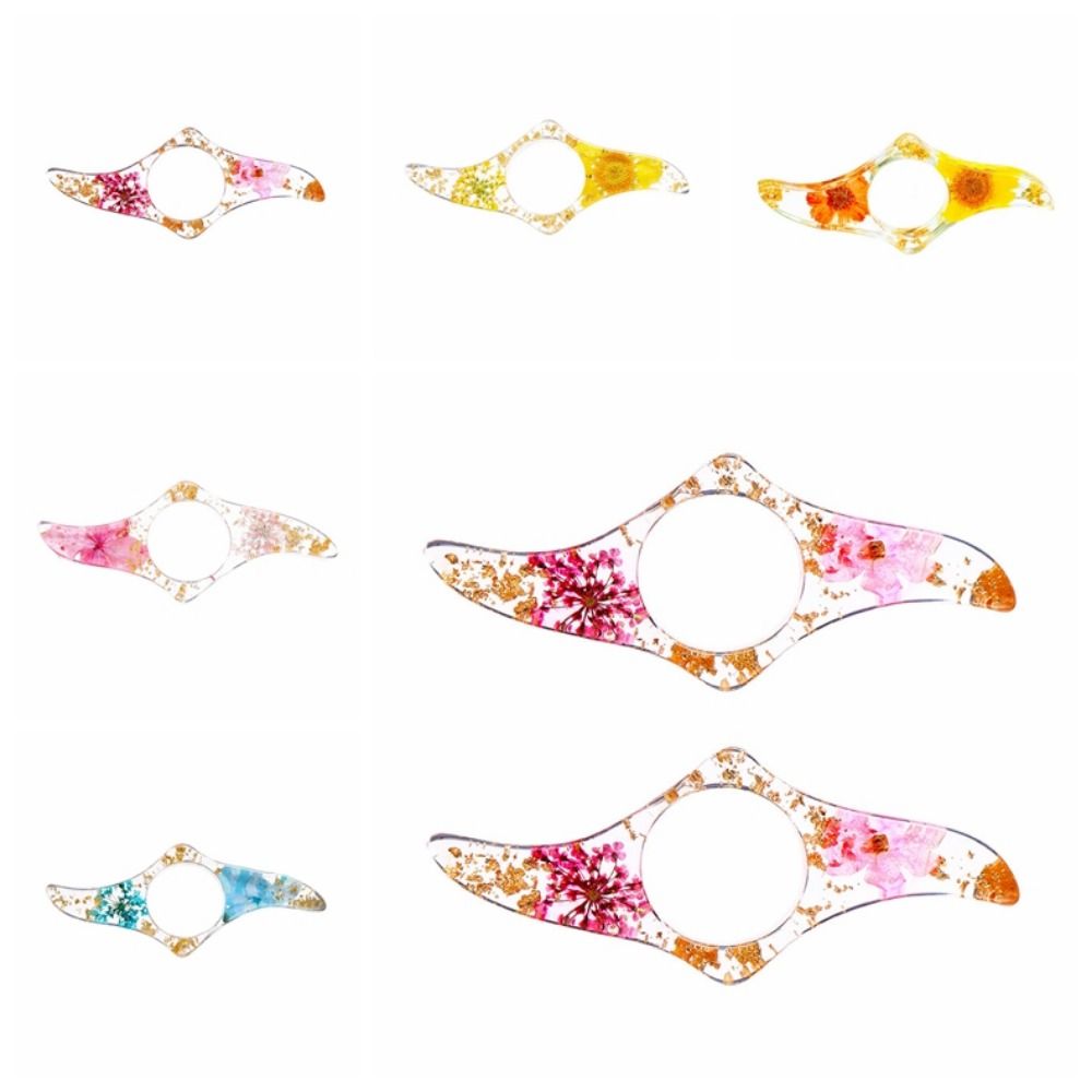 Dried Flower Bookmark - Kitap aksesuarları akrilik başparmak kitap desteği