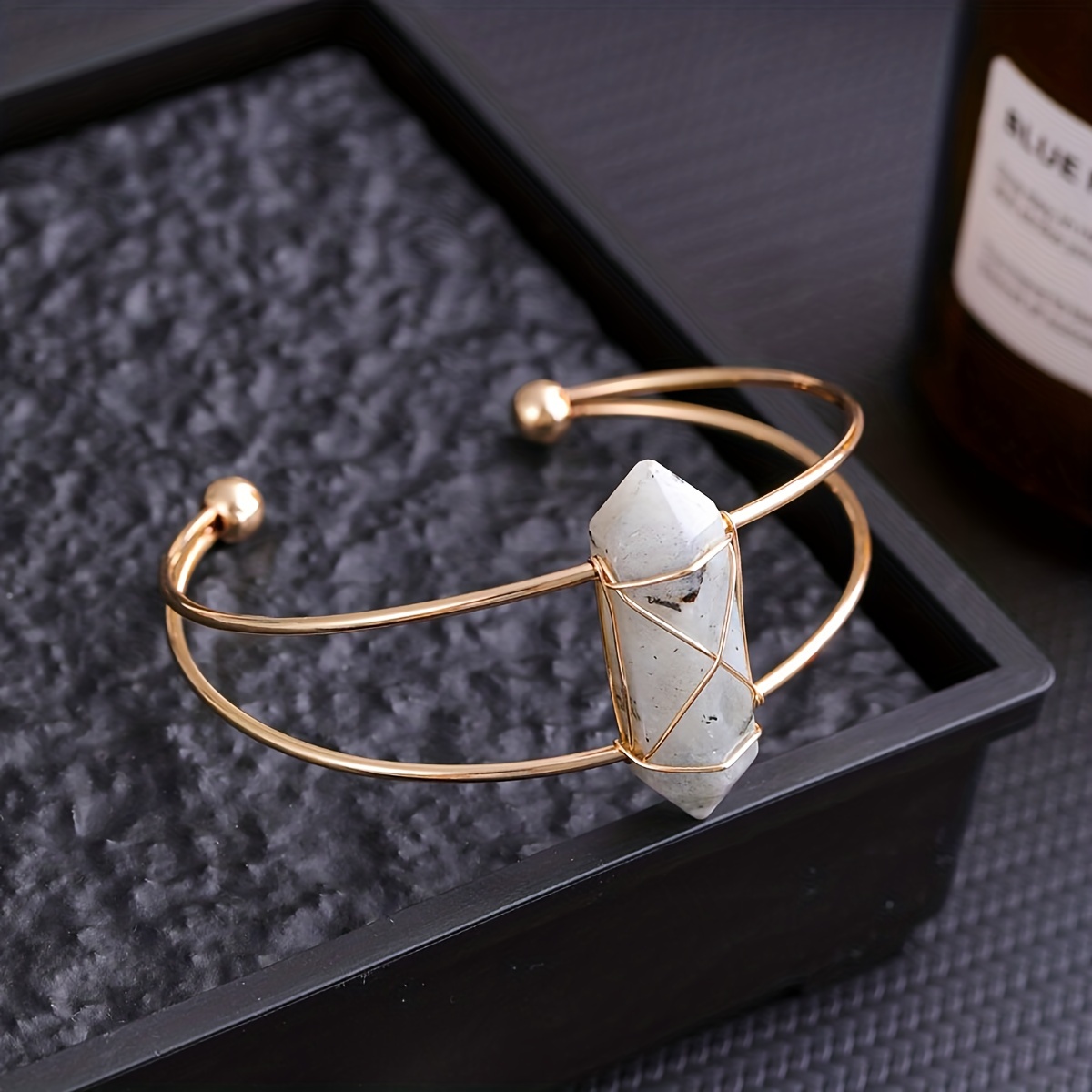 Coordinates Bracelet - YEEVAA 1 adet doğal kristal taş