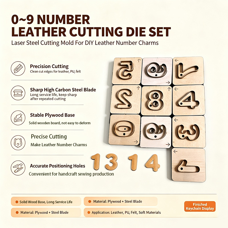 0-9 Rakam Deri Anahtarlık Kesi - Monogram Keychain Leather incelemesi ve fiyatı