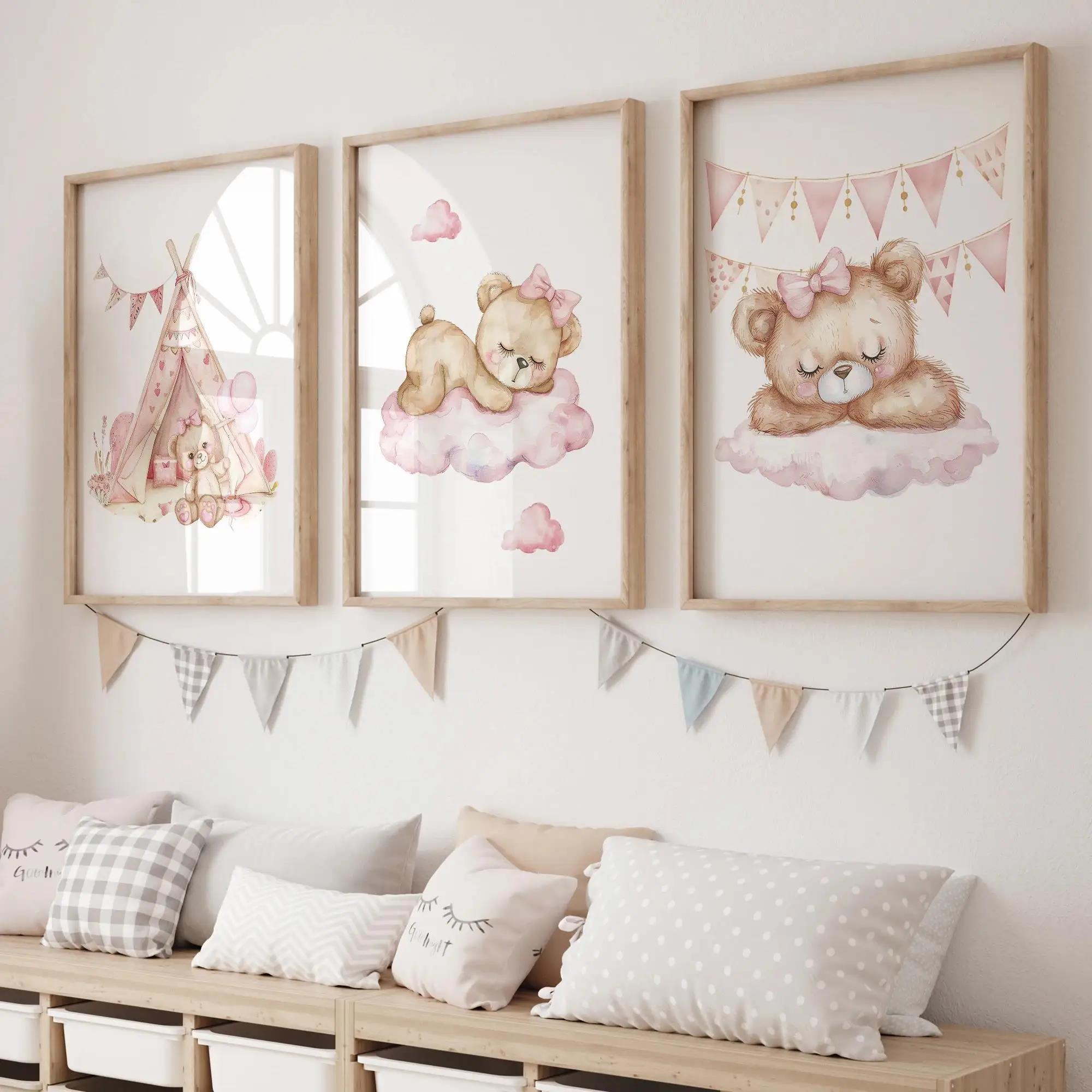 Pembe Rüya Ayı Atlıkarınca Çad - Personalized Name Box incelemesi ve fiyatı