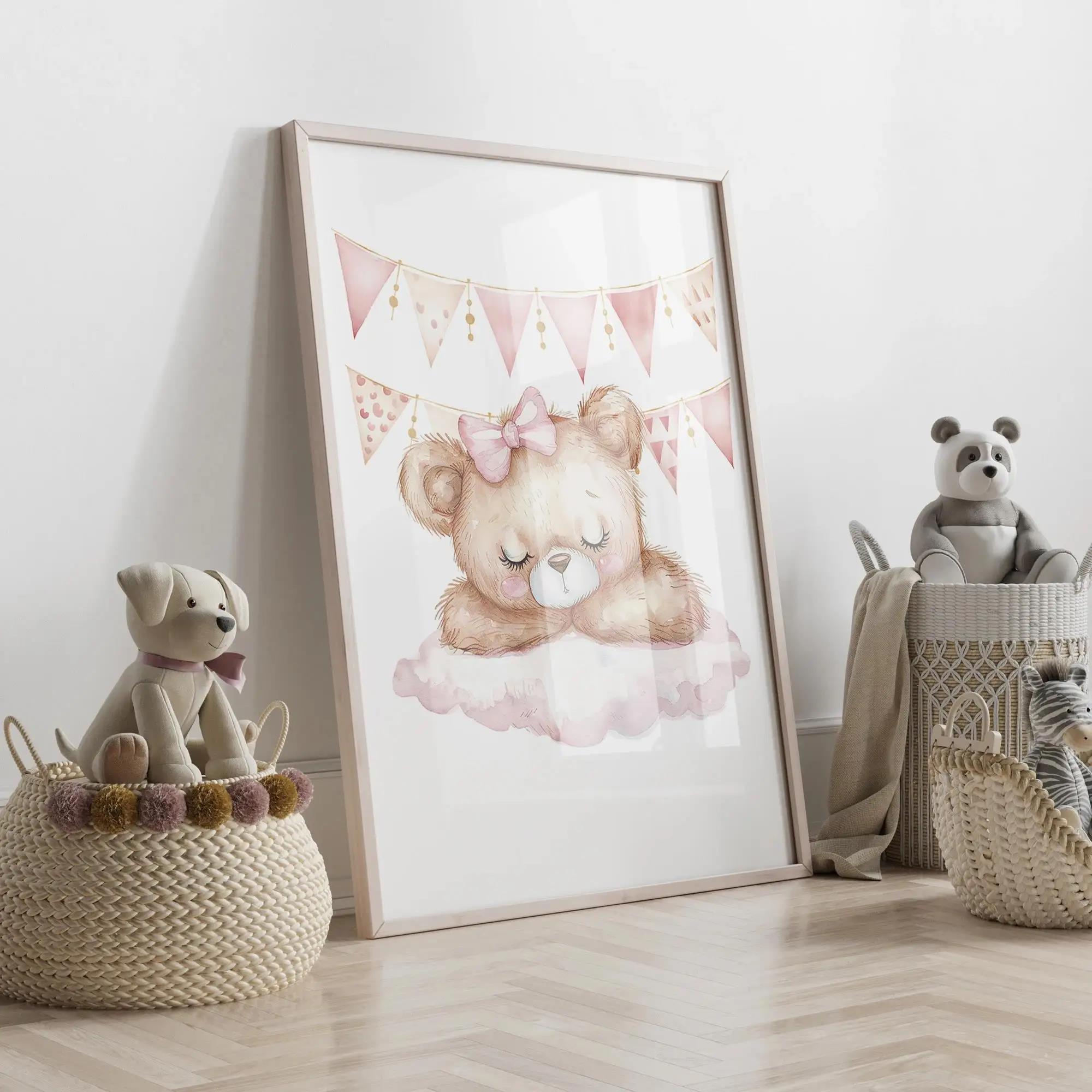 Pembe Rüya Ayı Atlıkarınca Çad - Personalized Name Box incelemesi ve fiyatı
