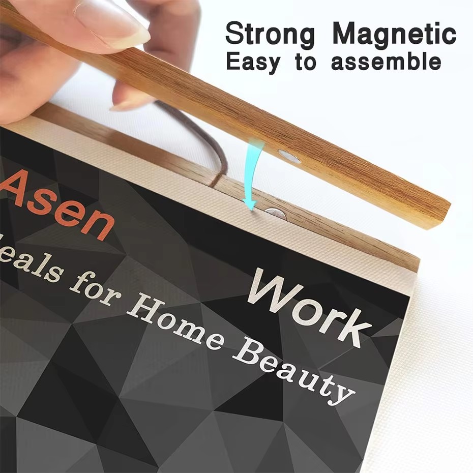 7 Renk 30 40 50cm Manyetik Pos - Engraved Wood Frame incelemesi ve fiyatı