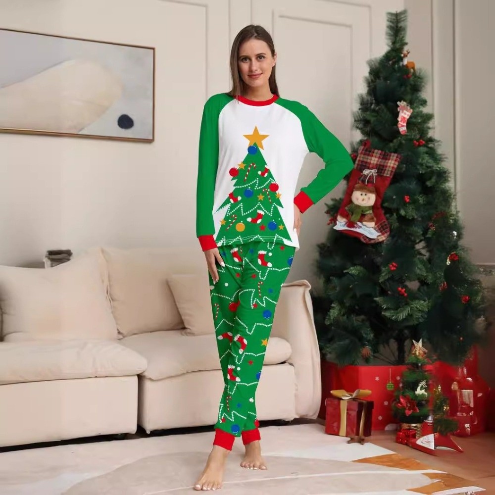 Uzun Kollu Noel Pijama Takımı  - Family Tree Print incelemesi ve fiyatı