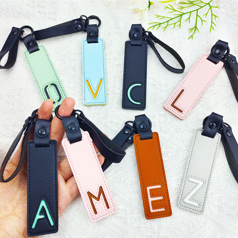 Klasik Pu Deri Anahtarlık A-Z  - Monogram Keychain Leather incelemesi ve fiyatı