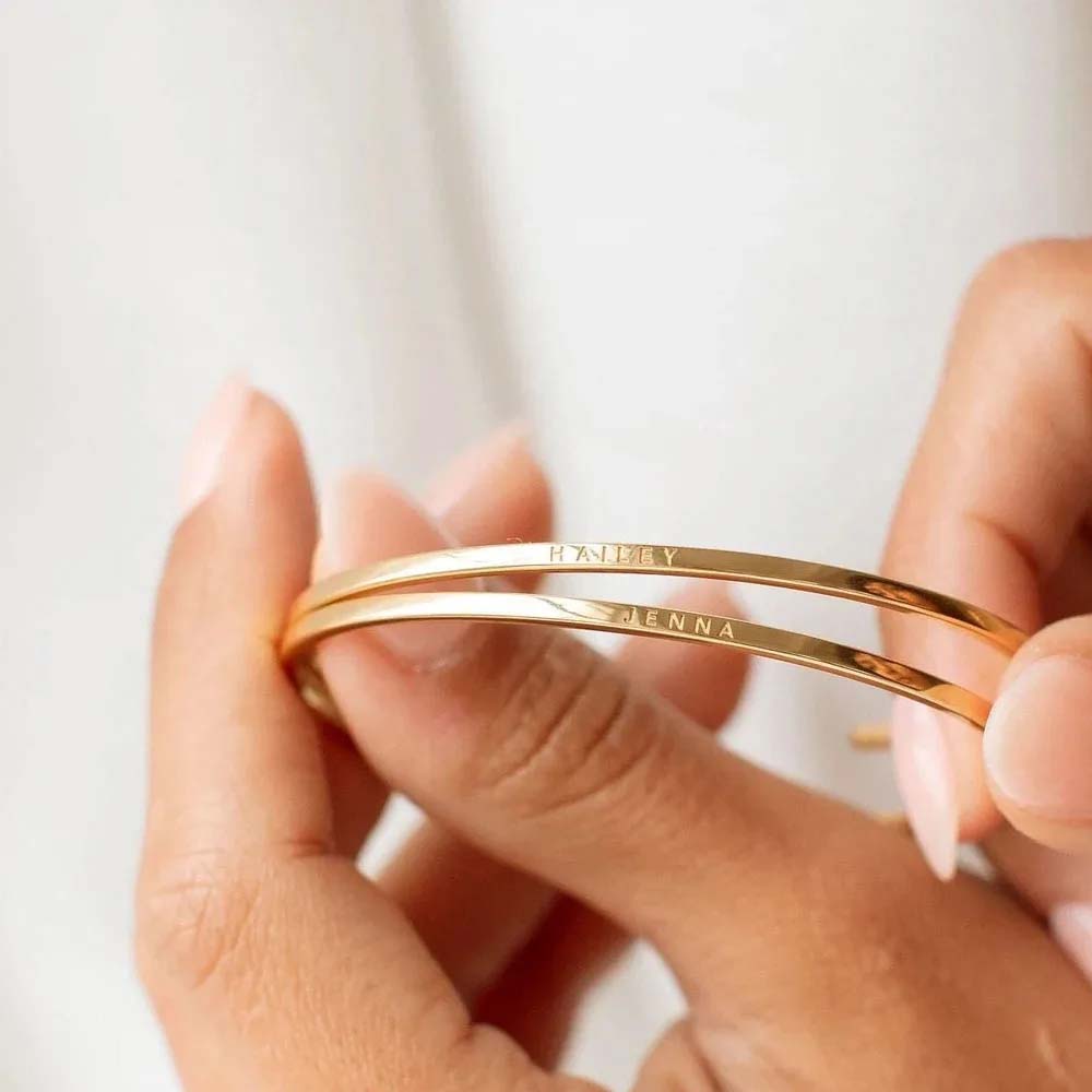 Çift Kazımayı Adı Metin Özel B - Coordinates Bracelet incelemesi ve fiyatı