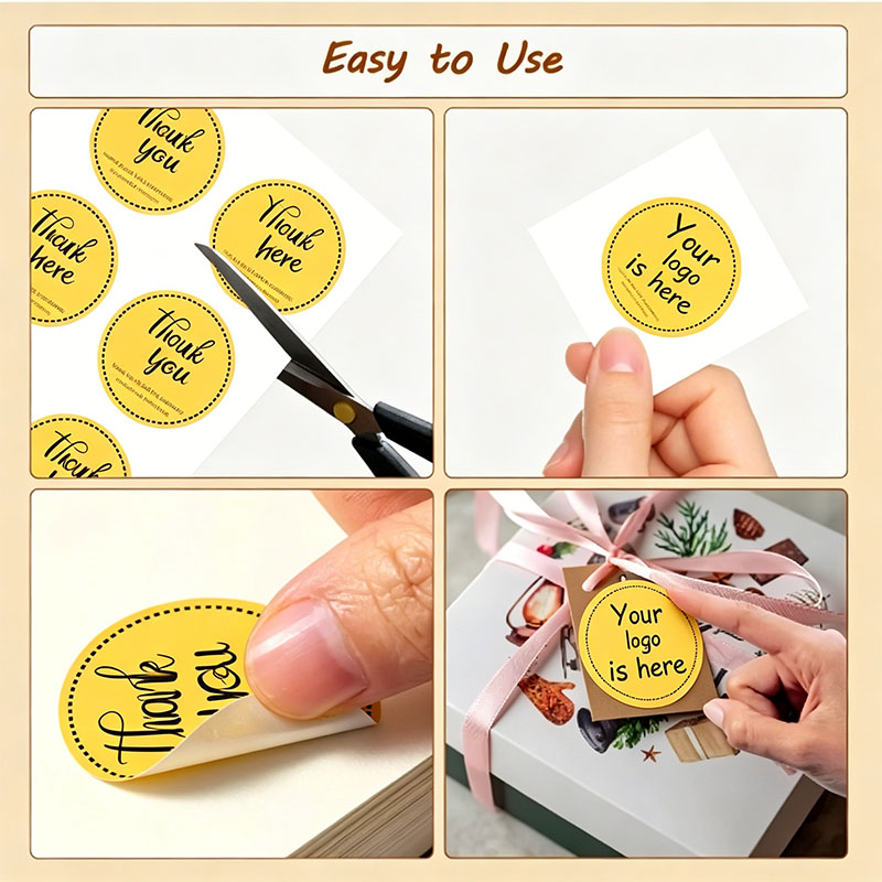Özel Logolu Yuvarlak Etiketler - Personalized Name Box incelemesi ve fiyatı